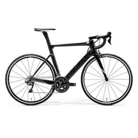 Шоссейный велосипед Merida Reacto 6000 28" 2020, Вариант УТ-00186997: Рама: L 56 см (Рост: 178 – 187 cm), Цвет: черно-серый , изображение  - НаВелосипеде.рф