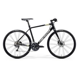 Гибридный велосипед Merida Speeder 900 28" 2020, Вариант УТ-00190141: Рама: L 56 см (Рост: 178 – 187 cm), Цвет: черно-серебристо-золотой , изображение  - НаВелосипеде.рф