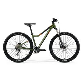 Горный велосипед Merida Matts 7.300 27.5" 2020, Вариант УТ-00182176: Рама: L 18,5" (Рост: 177 - 190 cm), Цвет: зелено-черно-оранжевый , изображение  - НаВелосипеде.рф