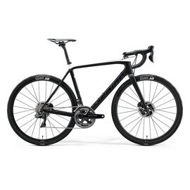 Шоссейный велосипед Merida Scultura Disc-10K-E 28" 2020, Вариант УТ-00183593: Рама: M/L 54 см (Рост: 167 - 183 cm), Цвет: черно-белый , изображение  - НаВелосипеде.рф