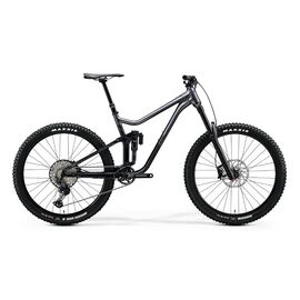Двухподвесный велосипед Merida One-Sixty 700 27.5" 2020, Вариант УТ-00190829: Рама: L(18.5") (Рост: 177-190см), Цвет: GlossyAnthracite/Black , изображение  - НаВелосипеде.рф