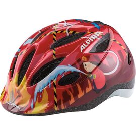 Велошлем детский ALPINA 2017 Gamma 2.0, red firefighter, Вариант УТ-00033209: Размер: 51-56 см, изображение  - НаВелосипеде.рф