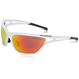 Очки велосипедные ALPINA ALPINA EYE-5 CM+, солнцезащитные,  white matt-black, 8536010, изображение  - НаВелосипеде.рф