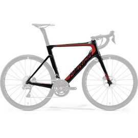 Рама велосипедная Merida ReactoDisc 7000-E-Kit-FRM 2019, Вариант УТ-00130435: Размер: M-L (54) (Рост: 173-182см), Цвет: Matt UD(Glossy Carbon UD/Red) , изображение  - НаВелосипеде.рф