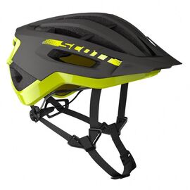 Шлем велосипедный Scott Fuga PLUS rev (CE), темно серо-желтый 2020, 275189-6516, Вариант УТ-00194470: Размер: L(59-61), изображение  - НаВелосипеде.рф
