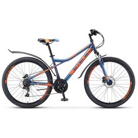 Горный велосипед Stels Navigator 510 D 26" V010 2020, Вариант УТ-00194741: Рама: 16" (Рост: 150-165 см), Цвет: темно-синий , изображение  - НаВелосипеде.рф