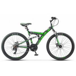 Двухподвесный велосипед Stels Focus MD 26" V010 2018, Вариант УТ-00194831: Рама: 18 (Рост: 167-178 см), Цвет: Зеленый, изображение  - НаВелосипеде.рф