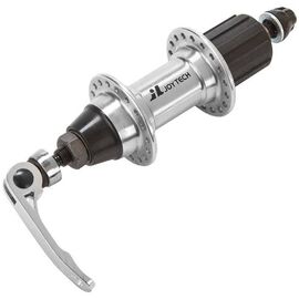 Втулка велосипедная JOY TECH JY-701DSE, задняя, под кассету, 7 скоростей, 36H, серебристый, LU040450, изображение  - НаВелосипеде.рф