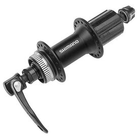 Втулка велосипедная Shimano Alivio FH-M4050, задняя, под кассету, 8/9speed, Center Lock, 36Н, Black, LU073981 , изображение  - НаВелосипеде.рф