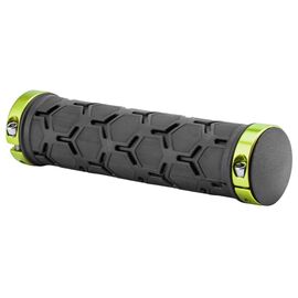 Грипсы велосипедные Stels XH-G181BL, 130, С lock-on, черно-золотой, LU089181, изображение  - НаВелосипеде.рф