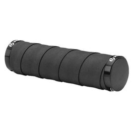 Грипсы велосипедные Velo VLG-852AD4, 129, С lock-on, черный, LU077555, изображение  - НаВелосипеде.рф