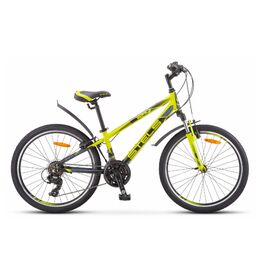 Подростковый велосипед Stels Navigator 440 V К010 24" 2020, Вариант УТ-00198078: Рама: 12 (Рост: от 120см), Цвет: Лайм , изображение  - НаВелосипеде.рф