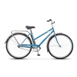 Городской велосипед Десна Вояж Lady Z010 28" 2018, Вариант УТ-00200111: Рама: 20 (Рост: 178-185см), Цвет: голубой, изображение  - НаВелосипеде.рф