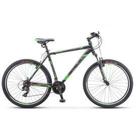 Горный велосипед Stels Navigator 700 V V020 27,5" 2019, Вариант УТ-00199980: Рама: 17,5 (Рост: 156-170см), Цвет:  Серый/Синий, изображение  - НаВелосипеде.рф