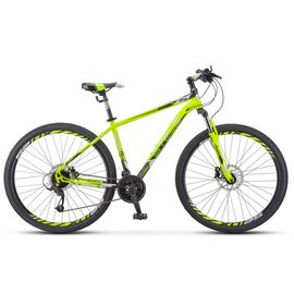 Горный велосипед Stels Navigator 910 D V010 29" 2020, Вариант УТ-00199987: Рама: 16,5 (Рост: 150-165см), Цвет: Лайм/Черный  , изображение  - НаВелосипеде.рф