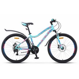 Женский велосипед Stels Miss 5000 D V010 26" 2020, Вариант УТ-00199997: Рама: 15 (Рост: 145-160см), Цвет: Мятный, изображение  - НаВелосипеде.рф