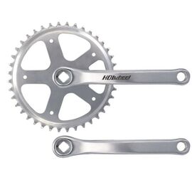 Система HDL WHEEL HDL-S140, МТВ, 170мм, под квадрат, 44T, 1/2"х1/8", серебристый, 580243, LU086137, изображение  - НаВелосипеде.рф