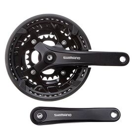 Система велосипедная Shimano FC-TY3010, МТВ, 175мм, 48-36-26T, черный, Х88960 OEM, изображение  - НаВелосипеде.рф