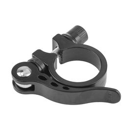 Хомут подседельный Kenli KL-M07, 28,6 мм, с эксцентриком, черный, LU090820, изображение  - НаВелосипеде.рф