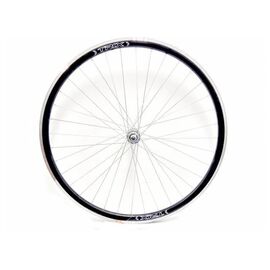 Колесо велосипедное TRIX 26", заднее, алюминий, двойной, втулка стальная, на гайке, D-2 (26) black/об.лента, изображение  - НаВелосипеде.рф