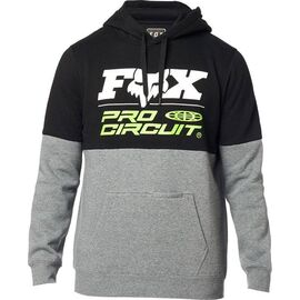 Толстовка Fox Pro Circuit Po Fleece, черно-серый 2020, Вариант УТ-00197195: Размер: L , изображение  - НаВелосипеде.рф