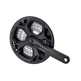 Система велосипедная Prowheel, 28x38x48Т, сталь, шатуны 170 мм, алюминий, черный, TY-CM02 (10860), изображение  - НаВелосипеде.рф