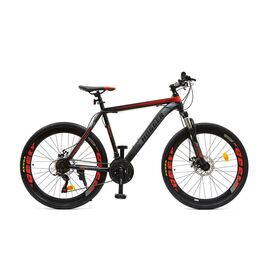 Горный велосипед HOGGER PHOENIX 26" 2020, Вариант УТ-00201324: Рама: 17" (Рост: 155-175см), Цвет: зелено-серо-черный, изображение  - НаВелосипеде.рф