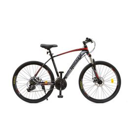Горный велосипед HOGGER RISER 26" 2020, Вариант УТ-00200679: Рама: 17" (Рост: 155-175см), Цвет: черно-оранжево-синий, изображение  - НаВелосипеде.рф