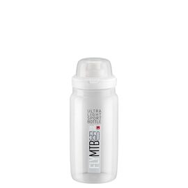 Фляга велосипедная ELITE Fly MTB, 550 мл, защитный колпачок, прозрачный, EL01604310, изображение  - НаВелосипеде.рф