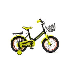 Детский велосипед HOGGER TOCORO 14" 2020, Вариант УТ-00198003: Колеса: 14" (Рост: от 89 до 100 см), Цвет: желтый, изображение  - НаВелосипеде.рф