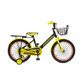 Детский велосипед HOGGER TOCORO 16" 2020, Вариант УТ-00198010: Колеса: 16" (Рост: от 98 до 110 см), Цвет: желтый, изображение  - НаВелосипеде.рф