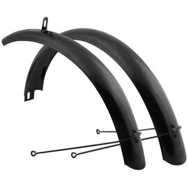Крылья велосипедные Stels YC-M015 20", сталь, черный, 610005, LU002599, изображение  - НаВелосипеде.рф