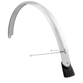 Крыло велосипедное Stels J-010&J-011, заднее, 28", серебристое, 610054, LU021917, изображение  - НаВелосипеде.рф