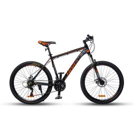 Горный велосипед HORST Genesis 26" 2020, Вариант УТ-00197326: Рама: 15" (Рост: 150-160см), Цвет: черный/серый/оранжевый, изображение  - НаВелосипеде.рф