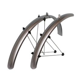 Крылья велосипедные SKS PET SPB, 60мм, 26", серый металлик, 6327 3061 26, изображение  - НаВелосипеде.рф