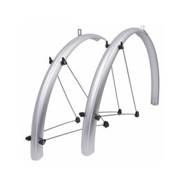 Крылья велосипедные SKS PET SPB, 51мм, 28", серый металлик, 6369 3062 26, изображение  - НаВелосипеде.рф