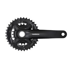 Система велосипедная SHIMANO MT210, 175мм, интегрированный вал, 46/30, без защиты, черный, EFCMT210EX60XL, изображение  - НаВелосипеде.рф