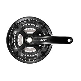 Система велосипедная SHIMANO XT T8000, для 3x10скоростей, 175мм, 48/36/26T, без каретки, с защитой, IFCT8000EX866C, изображение  - НаВелосипеде.рф