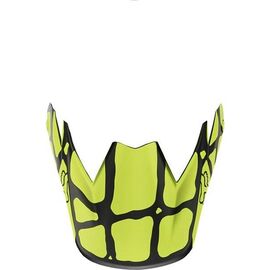 Козырек к велошлему Fox V3 Helmet Visor Grav, пластик, Black/Yellow, 18249-019-OS, изображение  - НаВелосипеде.рф