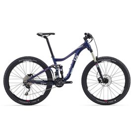 Двухподвесный женский велосипед Giant Intrigue 2 27,5" 2016, Вариант УТ-00153470: Рама: M (Рост: 171-180 см), Цвет: DARK BLUE, изображение  - НаВелосипеде.рф