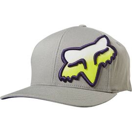 Бейсболка Fox Honr Flexfit Hat Grey 2020, 26152-006-L/XL, Вариант УТ-00196596: Размер: L/XL, изображение  - НаВелосипеде.рф