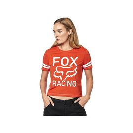 Велофутболка женская Fox Established SS Tee, Atomic Orange, 2020, 23568-456-M, Вариант УТ-00197270: Размер: M , изображение  - НаВелосипеде.рф