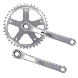 Система шатунов велосипедная HDL WHEEL HDL-S140 (STELS), 170мм, шатуны  хром, звезда 1/2"x1/8", 44T, HDL-S140, изображение  - НаВелосипеде.рф