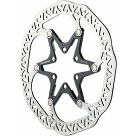 Ротор велосипедный Jagwire Pro LR1 203mm Disc Brake Rotor 6-bolt, серебристый, DCR023, изображение  - НаВелосипеде.рф