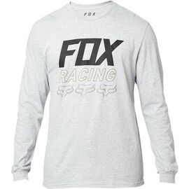 Толстовка Fox Overdrive LS Tee Light Heather, серый 2020, Вариант УТ-00197254: Размер: L , изображение  - НаВелосипеде.рф