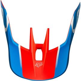 Козырек к шлему Fox V3 Kila Helmet Visor, пластик, Blue/Red .22969-149-L/XL, Вариант УТ-00109772: Размер: L/XL, изображение  - НаВелосипеде.рф