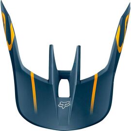 Козырек к шлему Fox V3 Kila Helmet Visor, пластик, Navy/Yellow, 22969-046-L/XL, Вариант УТ-00109776: Размер: L/XL , изображение  - НаВелосипеде.рф