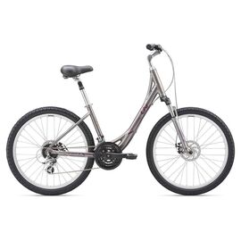 Женский велосипед Giant LIV Sedona DX W 26" 2020, Вариант УТ-00202729: Рама: M (Рост: 165-184 см), Цвет: серый металлик, изображение  - НаВелосипеде.рф