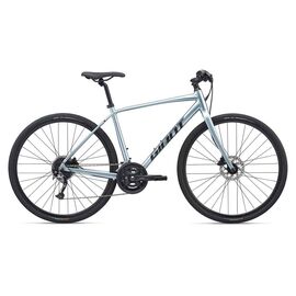 Городской велосипед Giant Escape 1 Disc 700С 2020, Вариант УТ-00202771: Рама: L (Рост: 180-190 см), Цвет: ледяное серебро, изображение  - НаВелосипеде.рф
