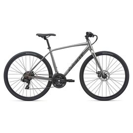 Городской велосипед Giant Escape 3 Disc 700С 2020, Вариант УТ-00202775: Рама: L (Рост: 180-190 см), Цвет: угольный, изображение  - НаВелосипеде.рф